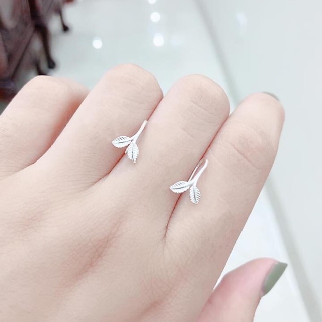 Bông tai nữ hình đuôi cá cá tính chuẩn bạc ta
