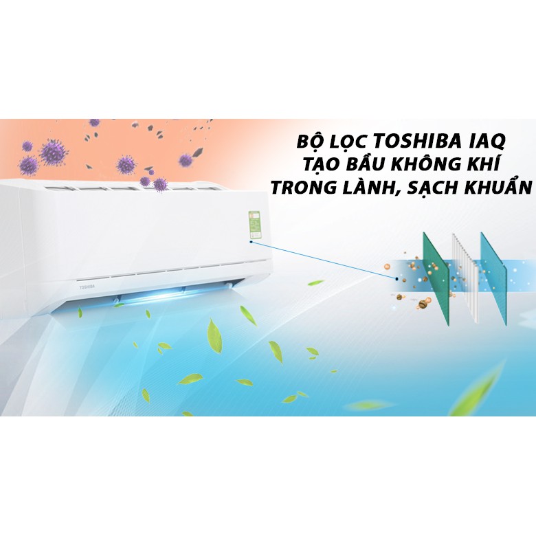 Máy lạnh Toshiba 1 HP RAS-H10U2KSG-V (Miễn phí giao tại HCM-ngoài tỉnh liên hệ shop)