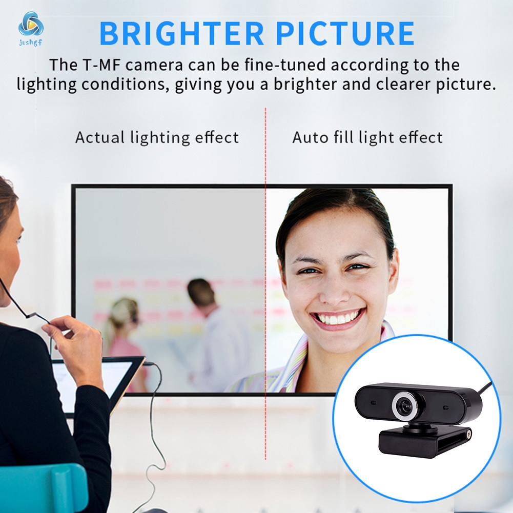 Webcam video tích hợp mic dùng cho Laptop/ máy tính bàn với camera HD rõ nét | BigBuy360 - bigbuy360.vn
