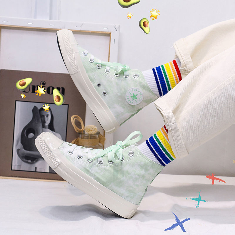 6.6 Giày Thể Thao Cổ Cao Thời Trang Hàn Cho Nữ . | BigBuy360 - bigbuy360.vn