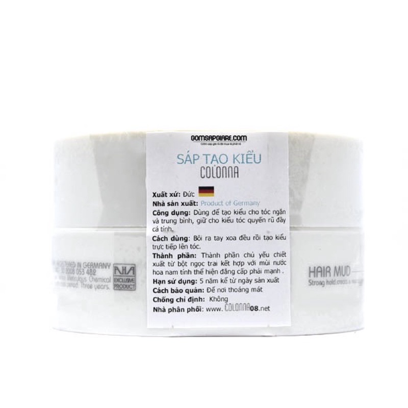 Sáp vuốt tóc nam Roug - 80g