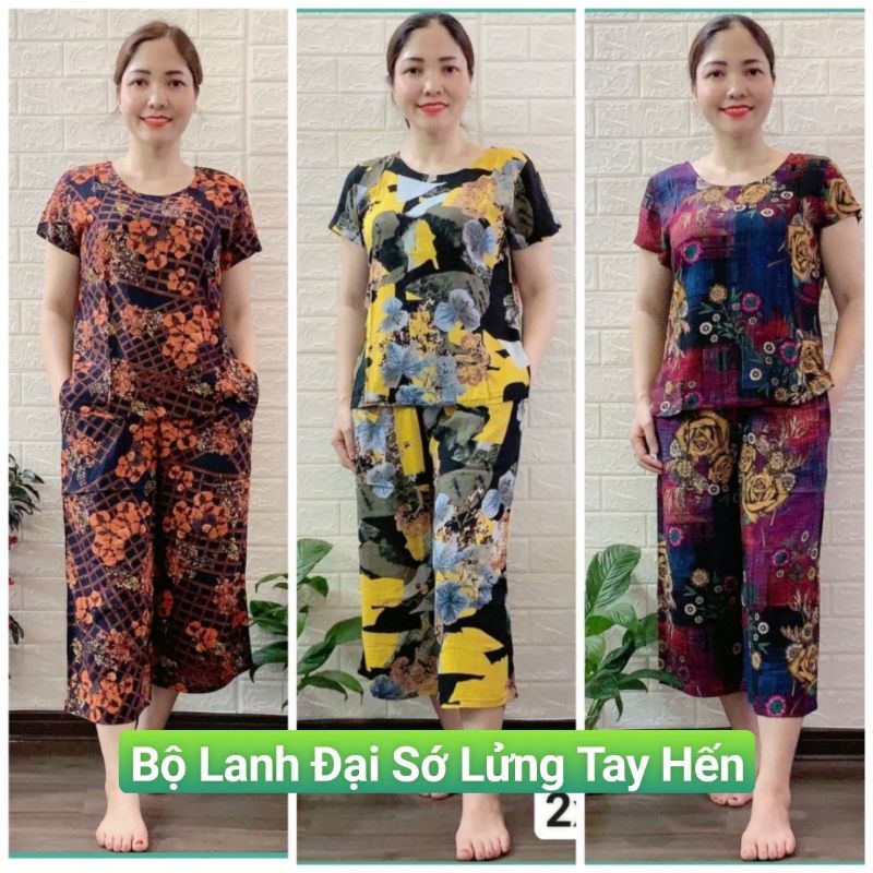 Bộ lanh trung niên cho mẹ, bộ sớ đại lanh Anh thư,Gia Huy cực đẹp