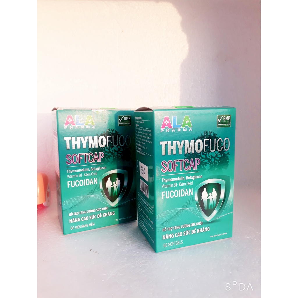 Viên uống tăng sức đề kháng THYMOFUCO , hỗ trợ tăng cường sức khỏe, giảm biểu hiện của viêm đường hô hấp