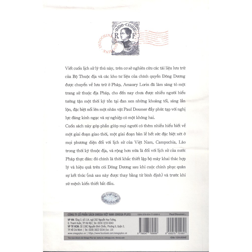 Sách - Paul Doumer - Toàn Quyền Đông Dương (1897-1902): Bàn Đạp Thuộc Địa-AlphaBooks