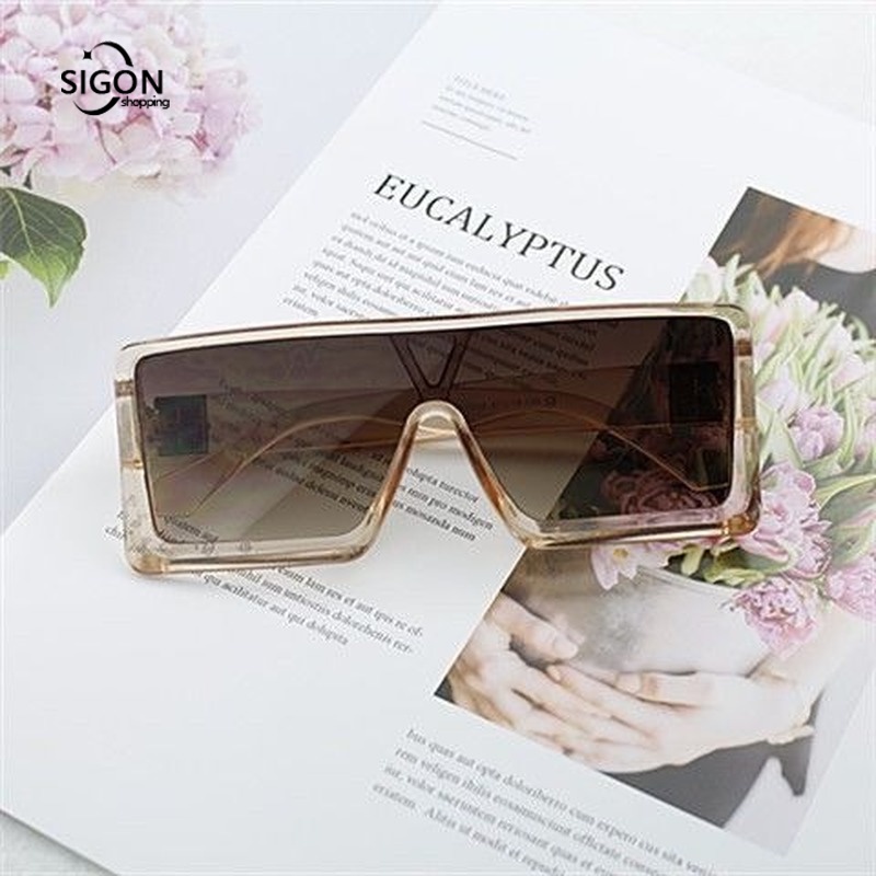 Kính Mát Gọng Vuông Phong Cách Retro Thời Trang Cho Nữ