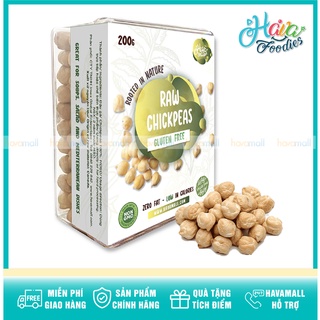 Đậu Gà Chickpeas Nguyên Hạt Havafoodies Hộp Nhựa 200gr