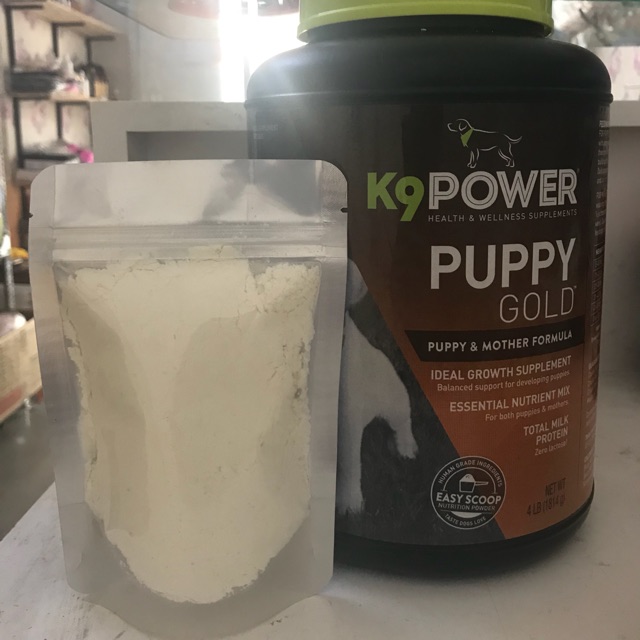 Bột dưỡng lông và tăng cân K9 Puppy Gold size nhỏ