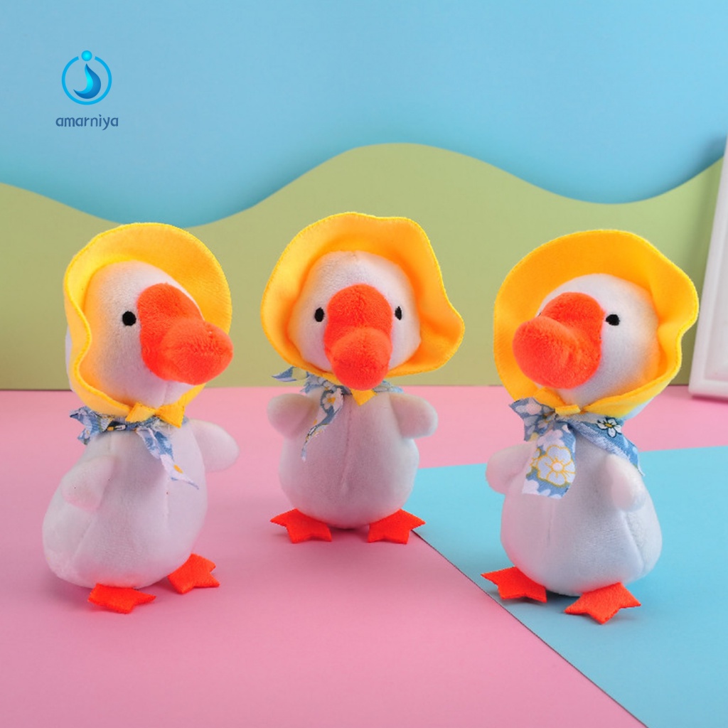 Thú Nhồi Bông Hình Vịt Con Mềm Mại Dễ Thương