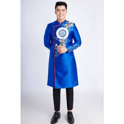 🥰Áo dài cách tân nam.đẹp cao cấp chất vải lụa cao cấp giá rẻ hàng thiết kế bán sỉ