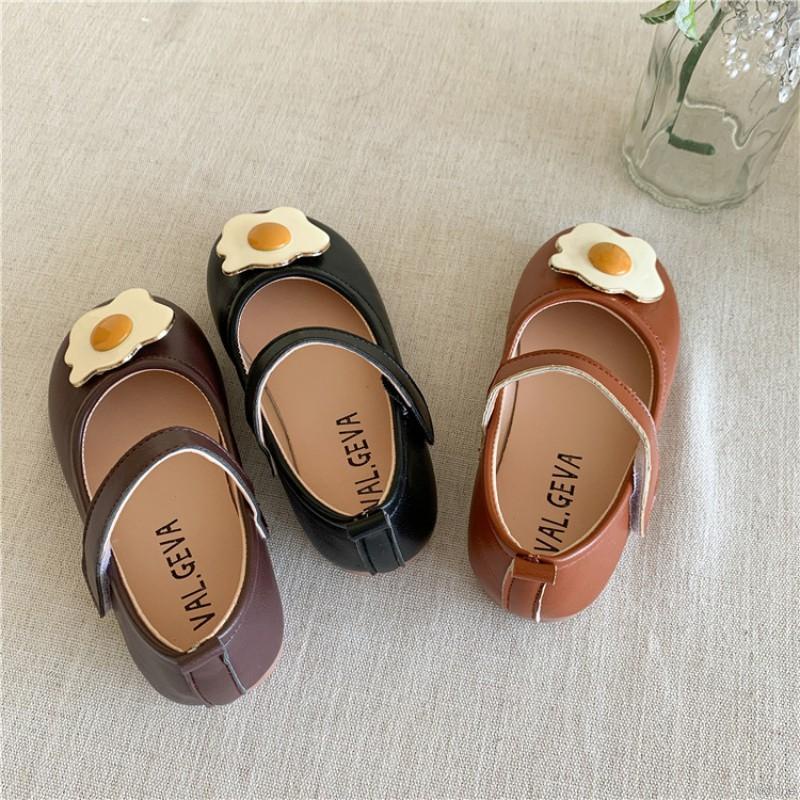 Giày Búp Bê Đế Mềm Thoáng Khí Cho Bé Gái