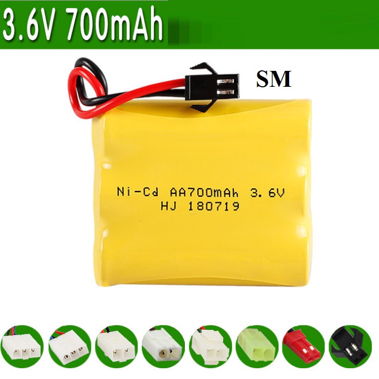 Pin 3.6v dung lượng 700mAh dùng cho xe ô tô điều khiển tái sạc nhiều lần