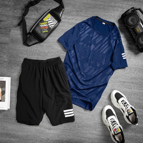 Bộ thể thao nam, bộ quần áo tập gym thun lạnh SPORT 5 màu - PANDO BH30