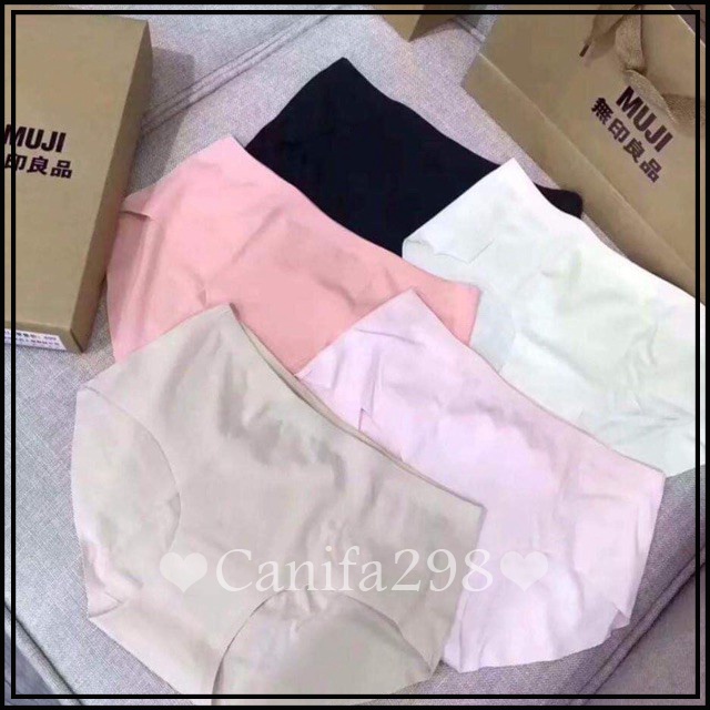 Quần lót nữ - Hộp 5 quần lót Lụa cực yêu
