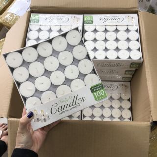 Nến tealight trắng 100 viên