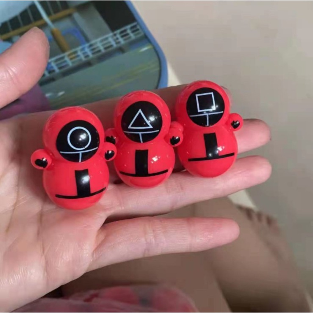 Lật đật squid game mini, đồ chơi lật đật mini cho bé cute dễ thương giá rẻ Bonkid stoys