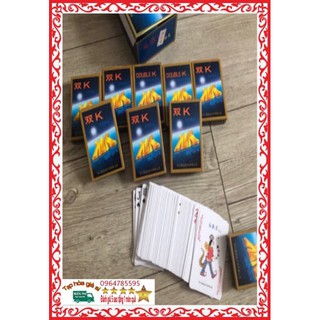 ❤️ FREESHIP ❤️ [sỉ 10 Bộ ] Bài Tây Double K 52 lá