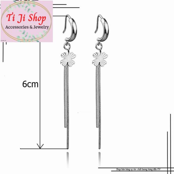BÔNG TAI NỮ INOX TÒN TEN CỎ LÁ ĐẸP GIÁ RẺ đẹp , không đen