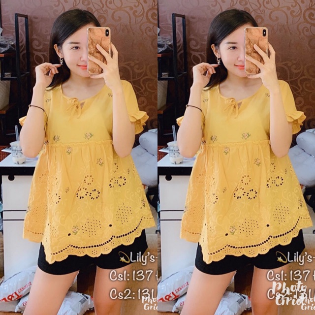 Combo 3 áo bầu 3 quần ngố