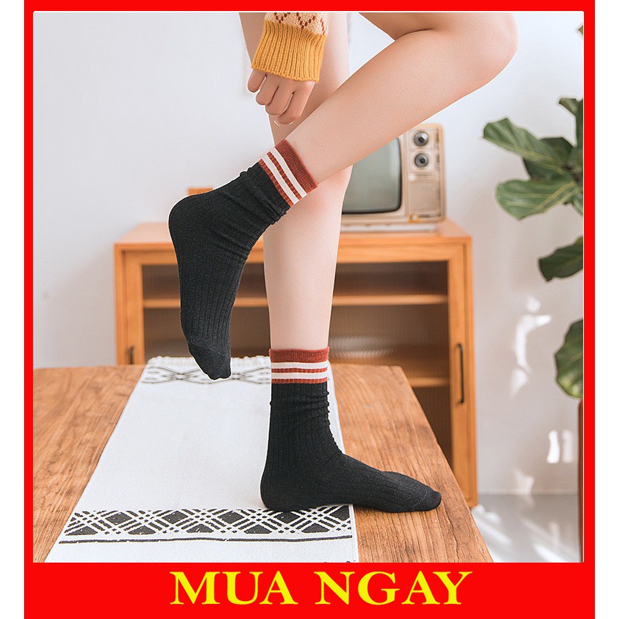 Tất Nữ Cổ Nhún Vitage Hàn Quốc TN08