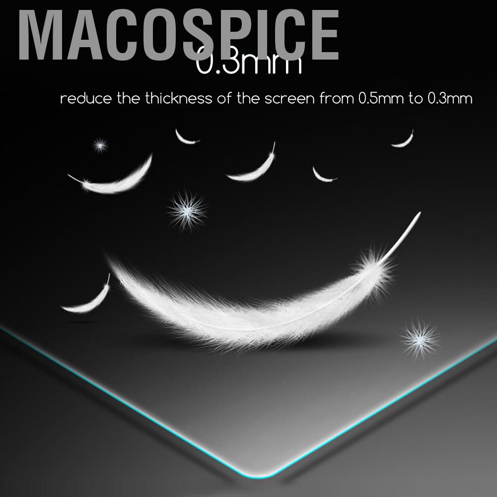 Macospice 1 Pcs Tempered Kaca Pelindung Skrin Filem untuk Canon 650D/700D/70D/G16 Kamera