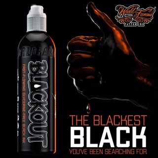 Mực đen xăm tattoo Blackout 4oz/8oz