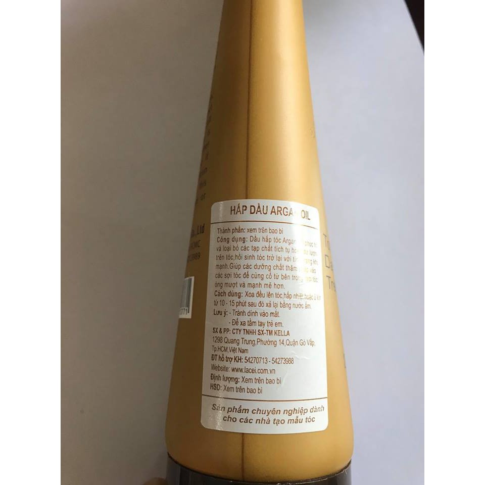 Hấp dầu phục hồi tóc Kella Argan 200ml