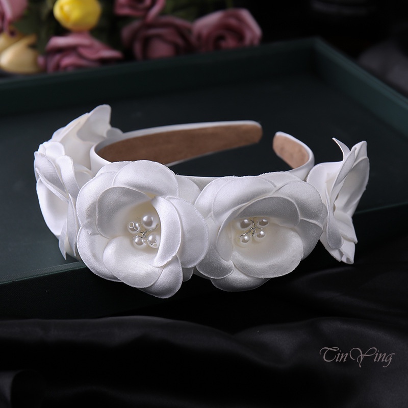 Cài tóc nữ GETNOIVAS đính ngọc trai trang trí thủ công