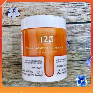 Hấp dầu dừa 123 collagen nano 1000ml