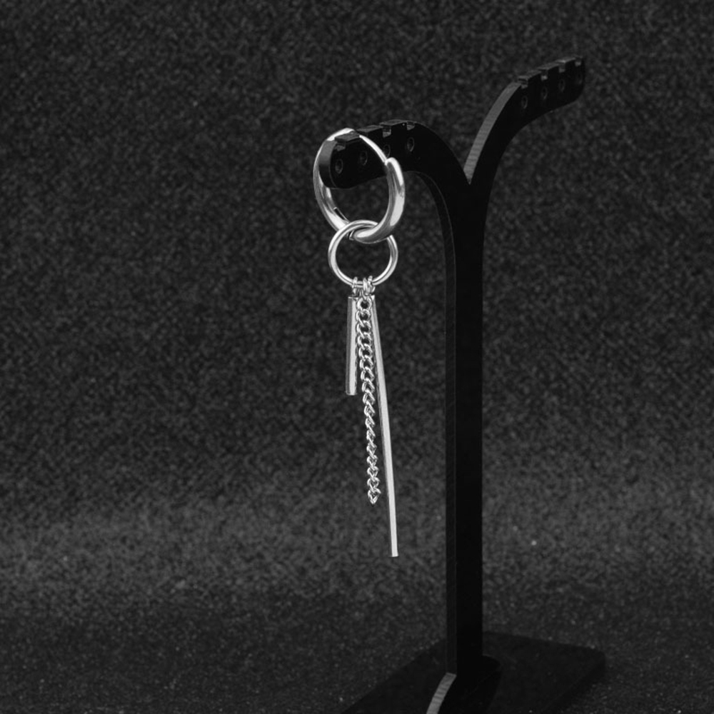 1 Khuyên Tai Tròn Tua Rua Đơn Giản