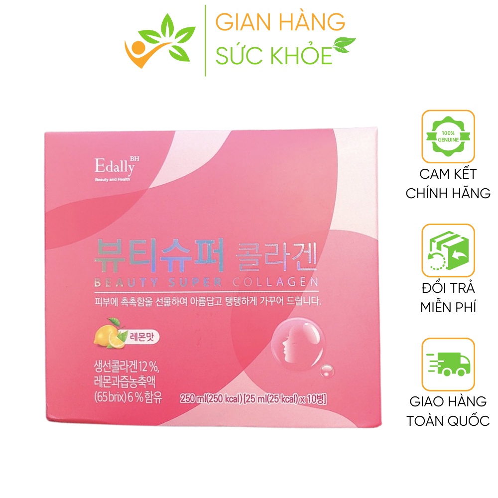 Nước uống Collagen ⚡ CHẤT LƯỢNG CAO ⚡ Beauty Super Collagen Edally chiết xuất từ cá, giảm nếp nhăn, ngăn ngừa lão hóa