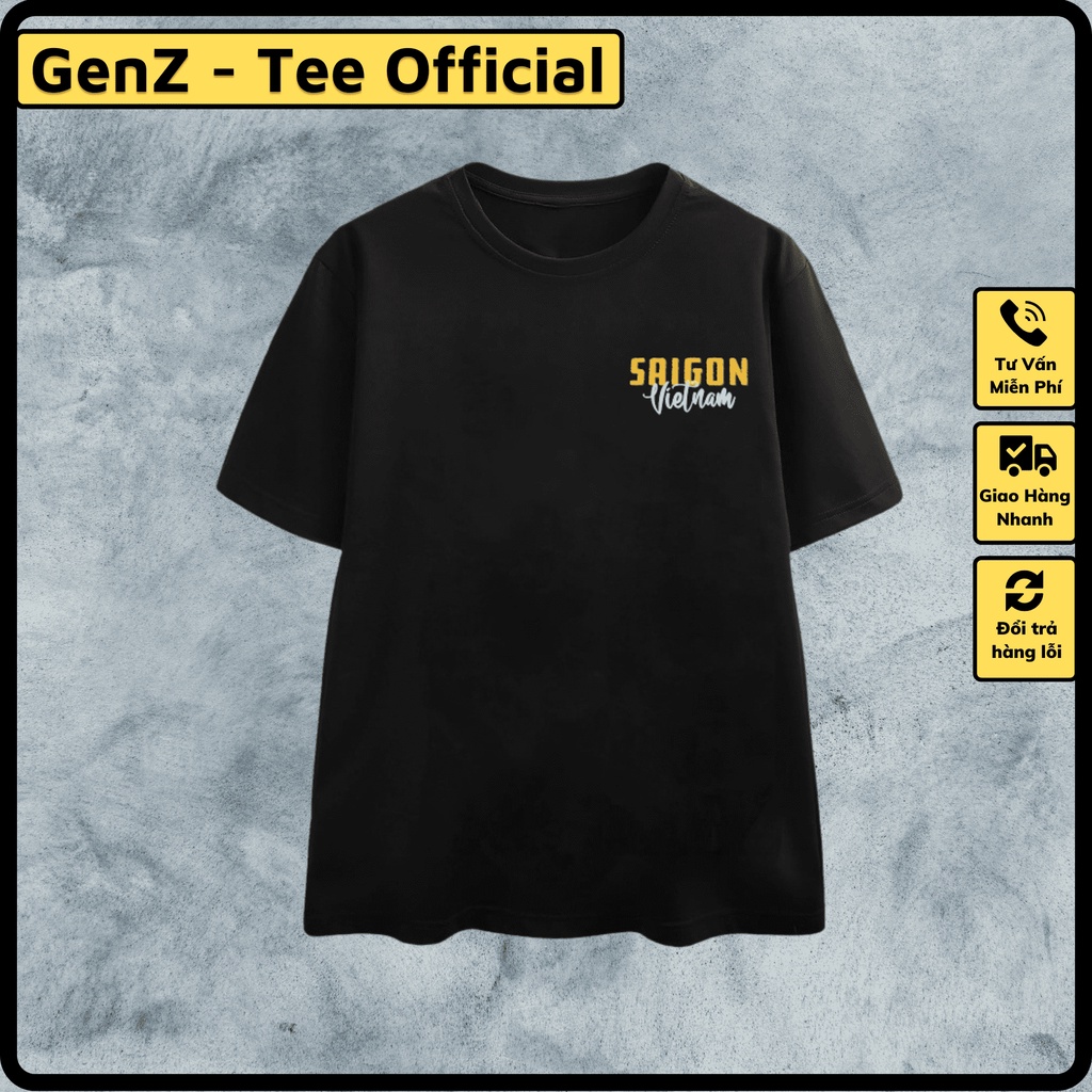 Áo Thun Local Brand Sài Gòn, Áo 63 Tỉnh Thành Nam Nữ Form Rộng Unisex Genz Cá Tính