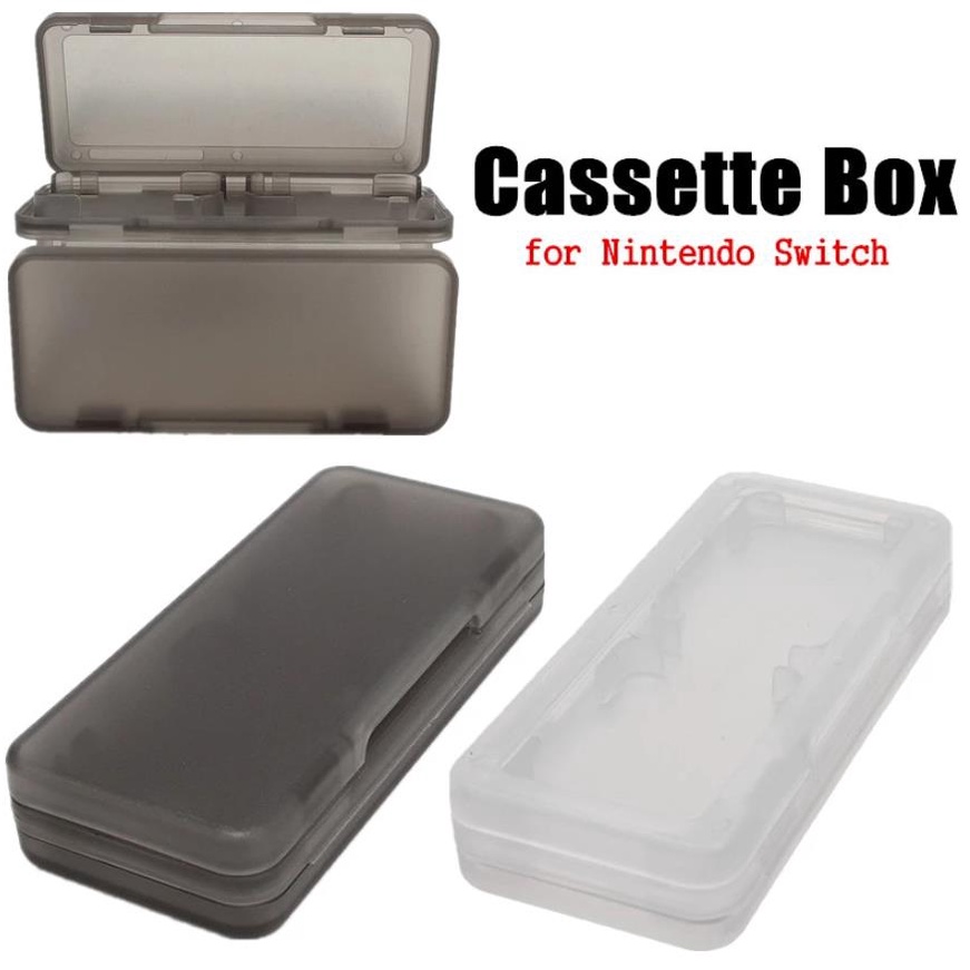 Hộp Đựng Thẻ Chơi Game 4 Trong 1 Bằng Nhựa Cứng Chống Sốc