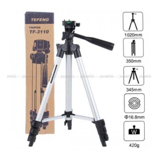 GẬY 3 CHÂN TRIPOD TF-3110 + KẸP ĐIỆN THOẠI | BigBuy360 - bigbuy360.vn