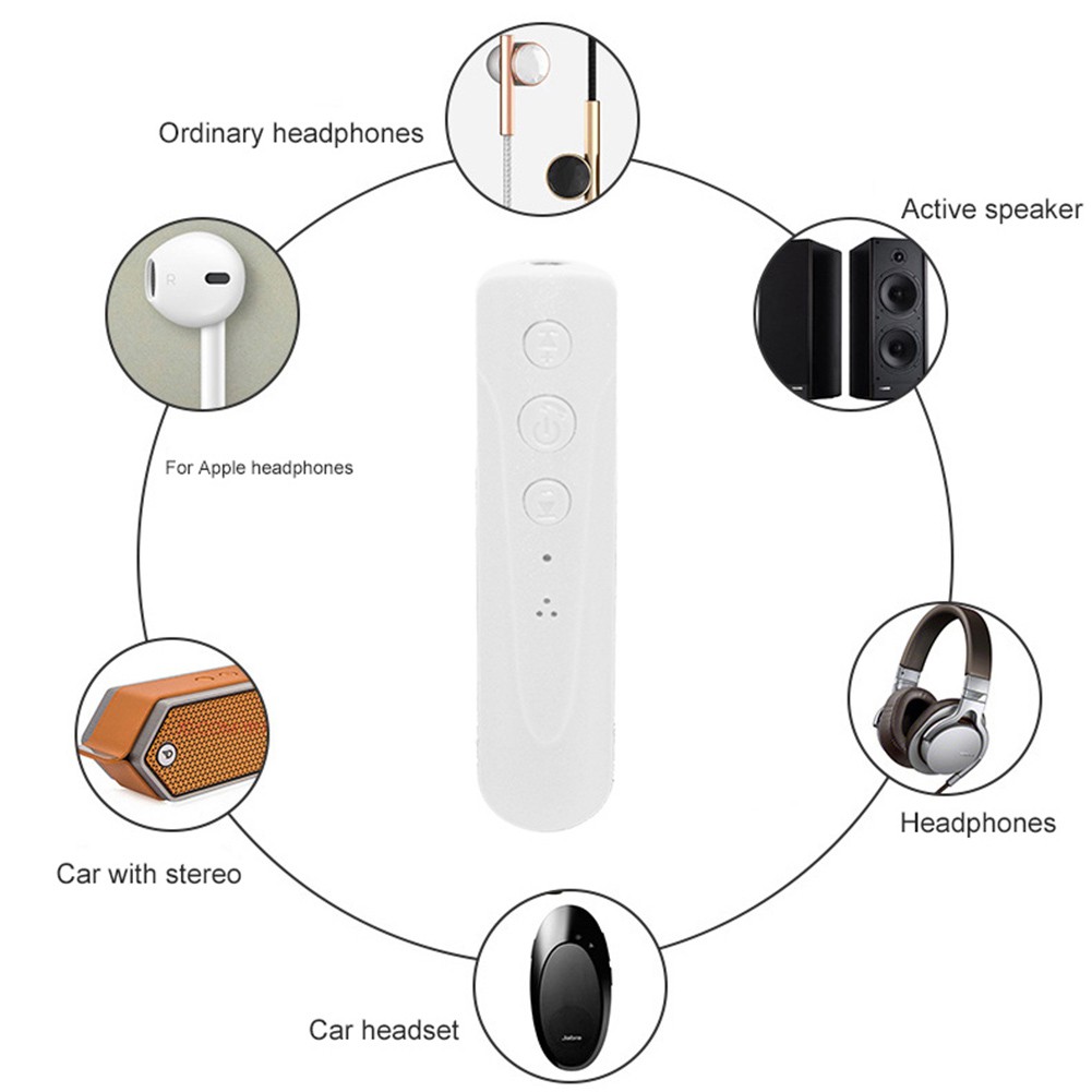 Bộ Chuyển Đổi Nhận Tín Hiệu Âm Thanh bluetooth Giắc Cắm 3.5mm Cho pc / laptop / Xe Hơi