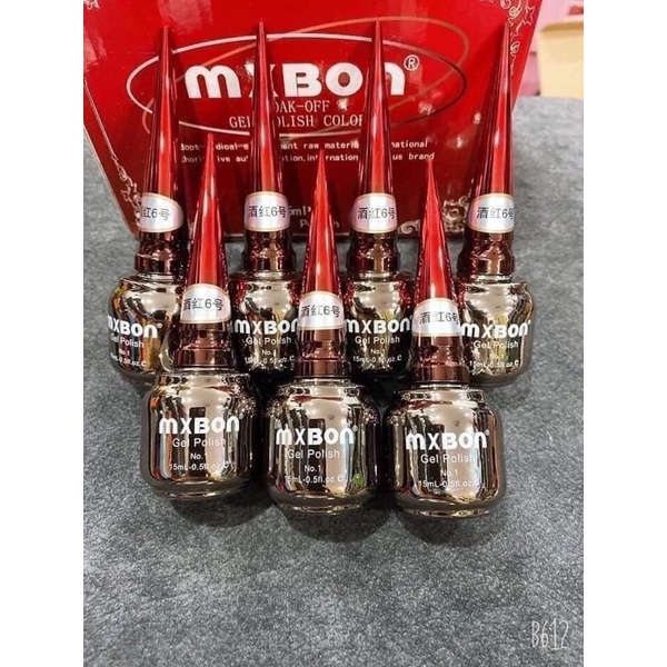 Sơn Gel Đỏ Mxbon Lẻ Chai[Hàng Chính Hãng]