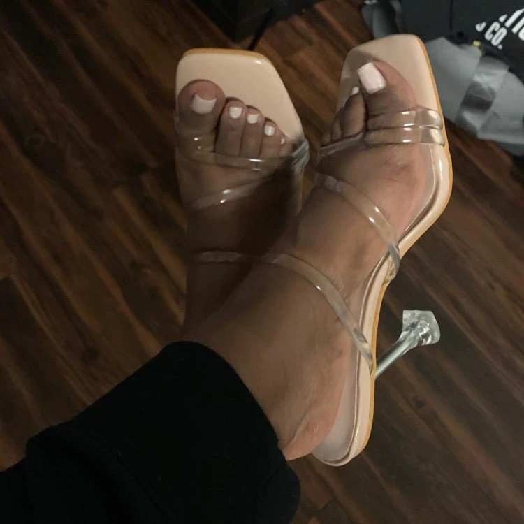 GUỐC NỮ XỎ NGÓN CÁI DÂY MẢNH GÓT LY 9CM BIGSIZE 35-43