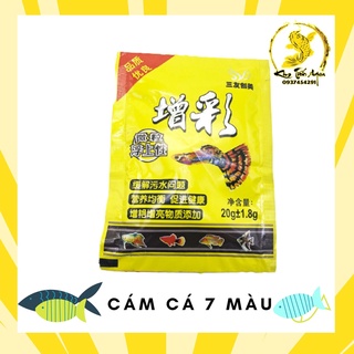 Thức ăn cá 7 màu, 3 đuôi, và nhiều loại cá khác thức ăn cá cảnh