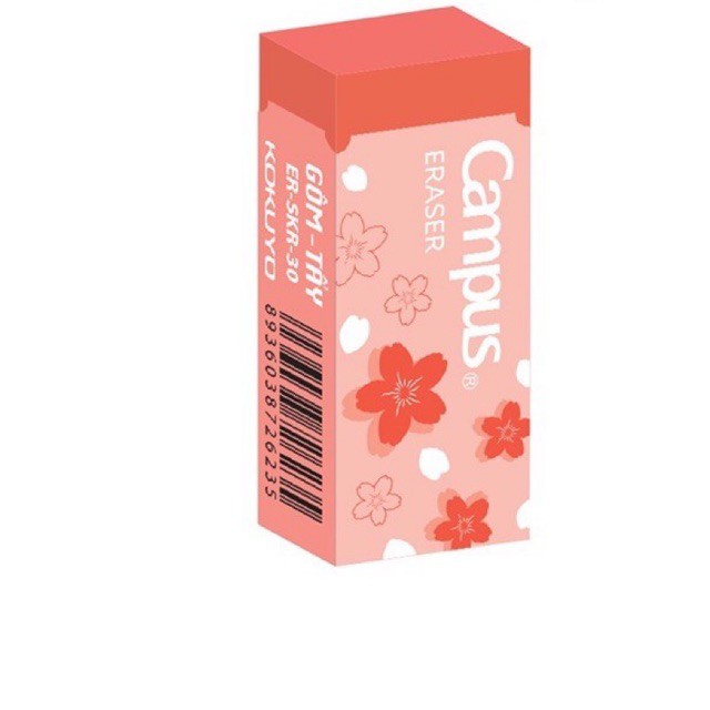 Gôm Tẩy không bụi Rain of Sakura Campus giao màu ngẫu nhiên J6.2