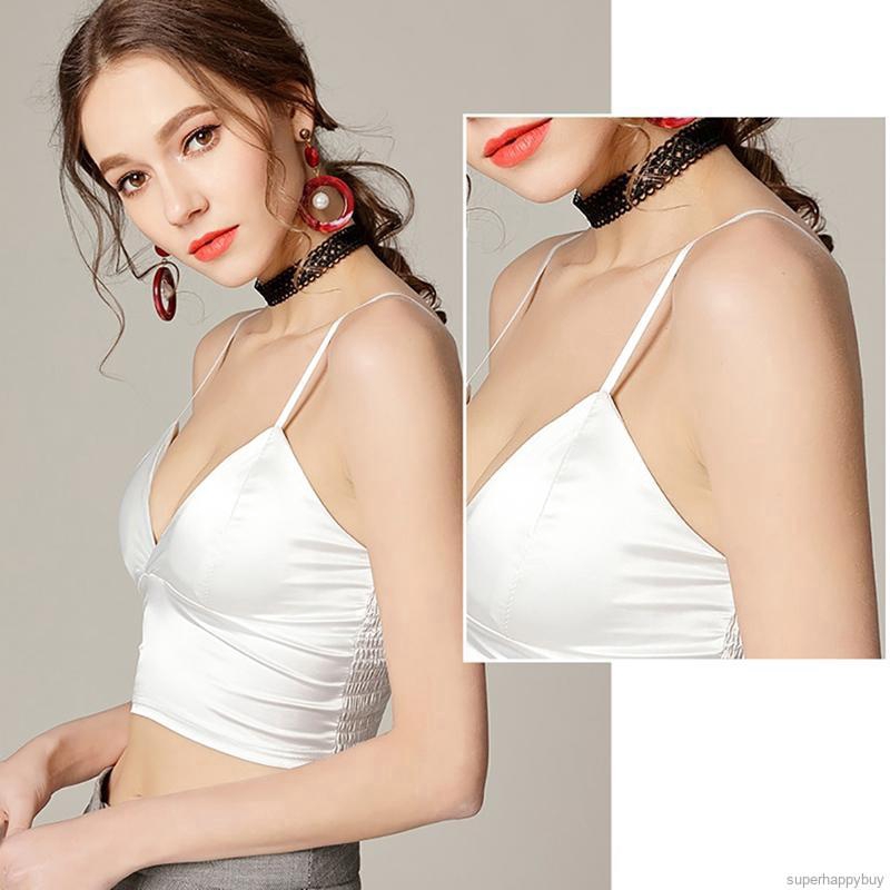 Women Sexy V-Neck Bras Beautiful Backs Bottoming Triangle Cup Underwear