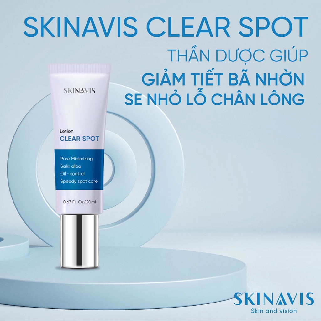 Skinavis Clear Spot Lotion – Kiểm soát Mụn đầu đen và dầu nhờn