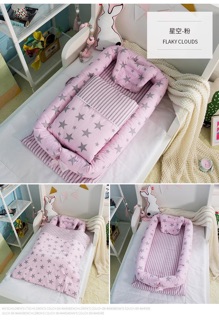 Set giường nôi vải cho bé