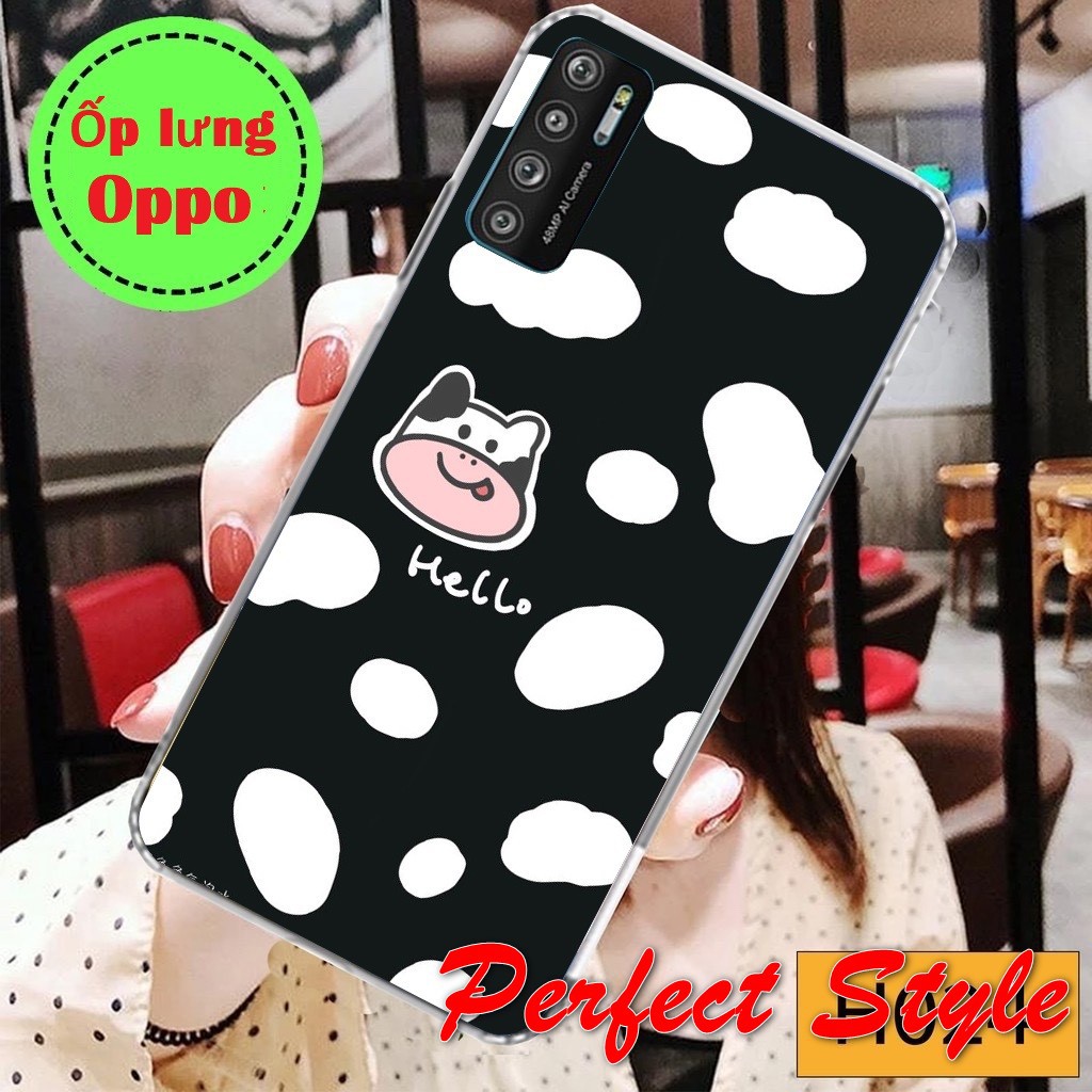Ốp lưng Silicon in UV Bò sữa Oppo A15/A15s/Reno 5/Reno 4/A52/A53/A92/A93/A1k/A3s/A5s/F9/F5/F7/Reno 3/A91/A31/A52/A72/A92