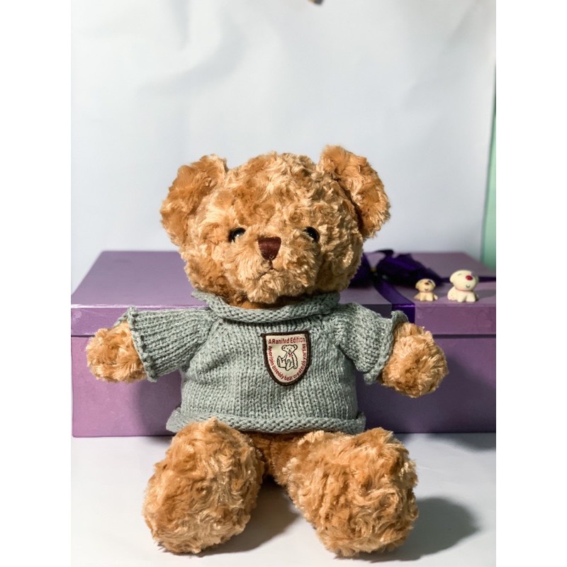 HCM - GẤU BÔNG TEDDY SIÊU CAO CẤP 40CM CÓ SẴN