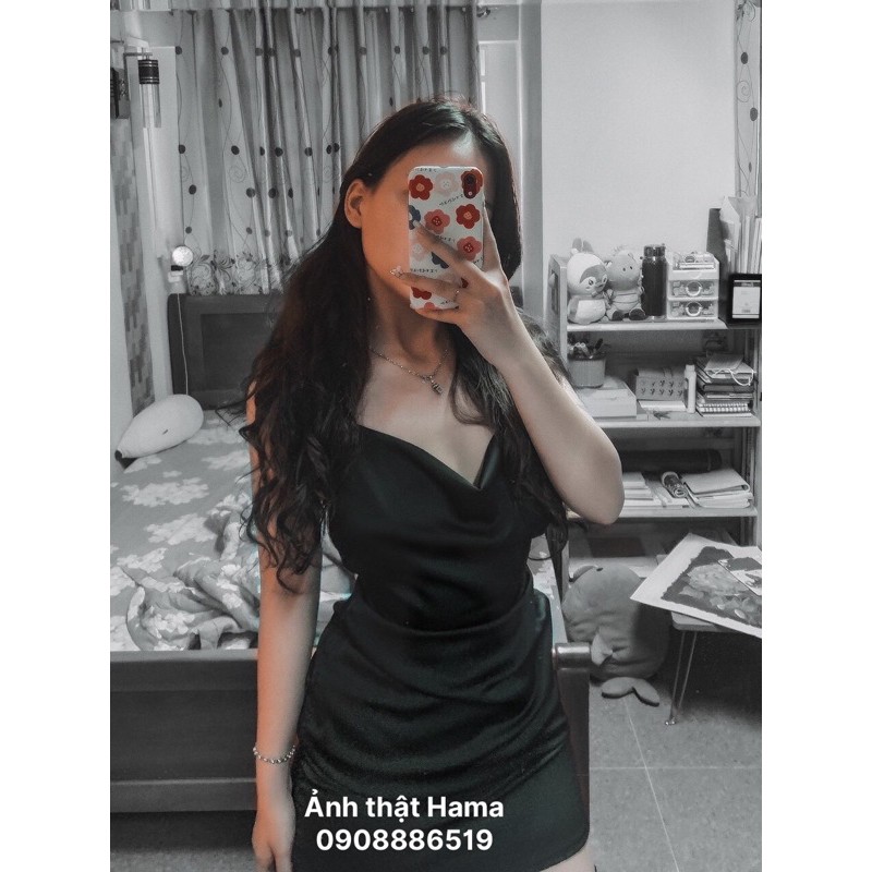 HOẢ TỐC - ẢNH THẬT-ĐẦM BODY CỔ ĐỔ RÚT DÂY HAI BÊN tôn dáng , có nhiều màu