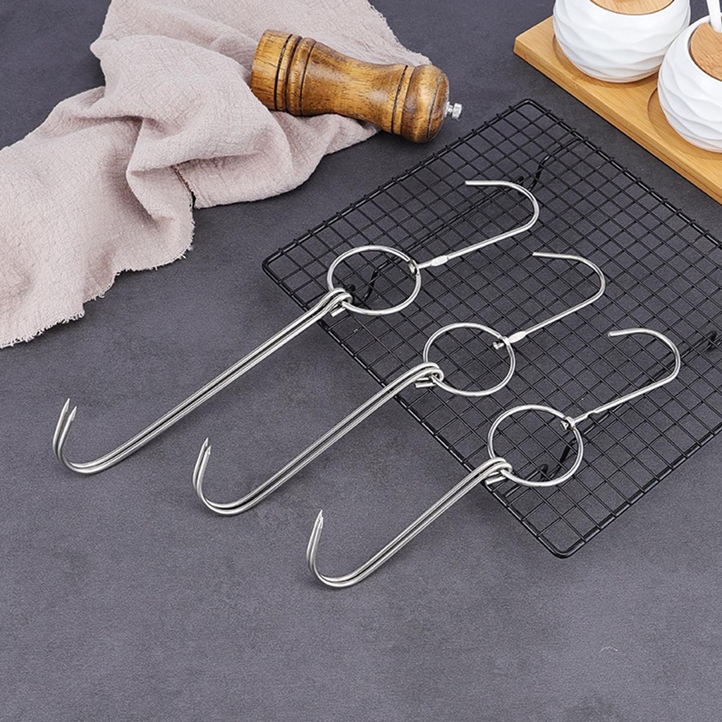 Móc Treo Thịt Vịt / Xúc Xích Bằng Thép Không Gỉ