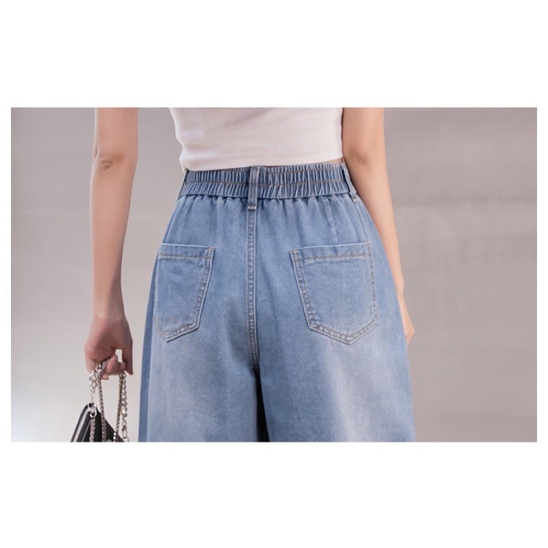 quần jean ngố big size ống rộng denim size đại 70-100kg