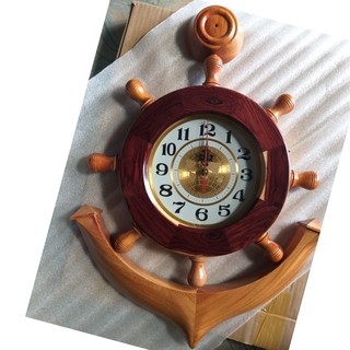 Đồng hồ treo tường cao cấp gỗ Cẩm Lai cao 50cm