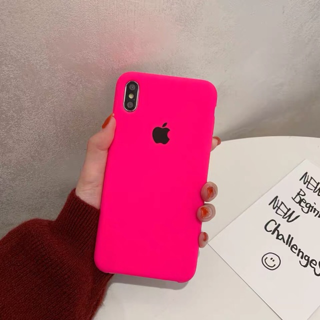 Ốp chống dơ Iphone 6/6plus/6s/6splus/6/7/7plus/8/8plus/x/xs/xsmax/11/11pro/11promax Hồng Dạ Quang | BigBuy360 - bigbuy360.vn