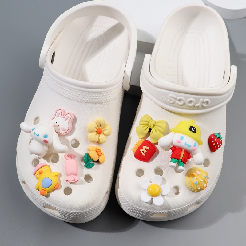 phụ kiện dép Crocs charm DIY khóa giày crocs jibbitz Nhựa trang sức Phụ kiện trang trí giày crocs nút trang trí giày trẻ em Dép Sandal Đồ trang sức Quà tặng sáng tạo món quà đặc biệt