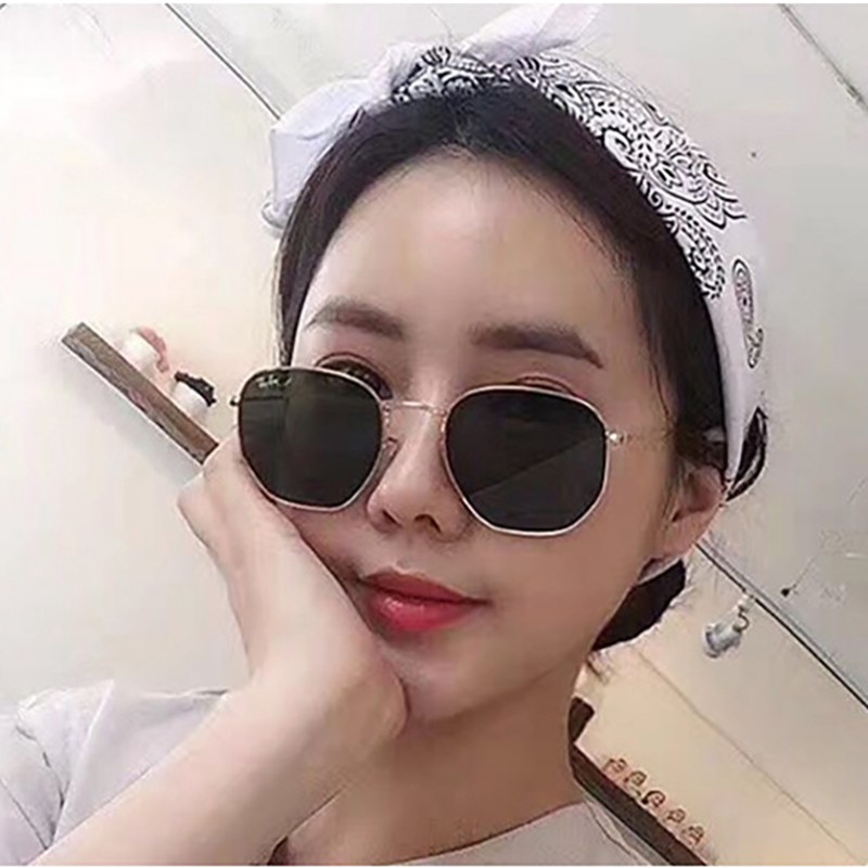 Kính mát gọng kim loại phong cách phi công thời trang
